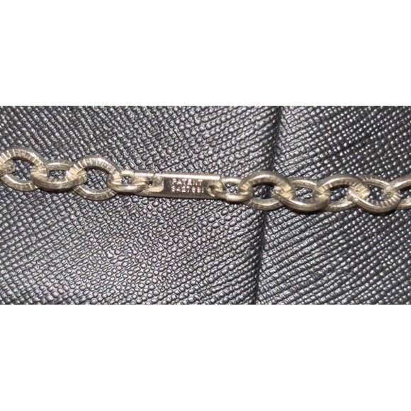 Silver Butterfly Suncatcher Necklace With Red & Green Stained Glass Design On Ch - Picture 7 of 12